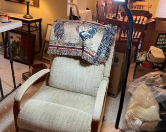 LazBoy Rocker Recliner And Floor Lamp