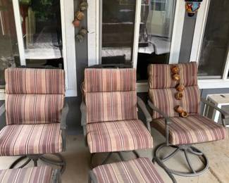 Chairs, Ottomans, And Decor