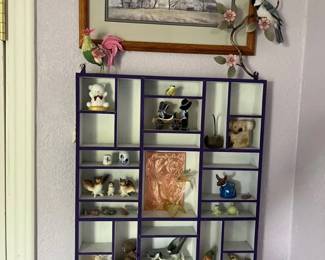 Curio Shelf With Small Decor