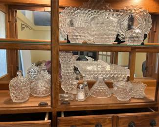 Set Of Dimpled Glass