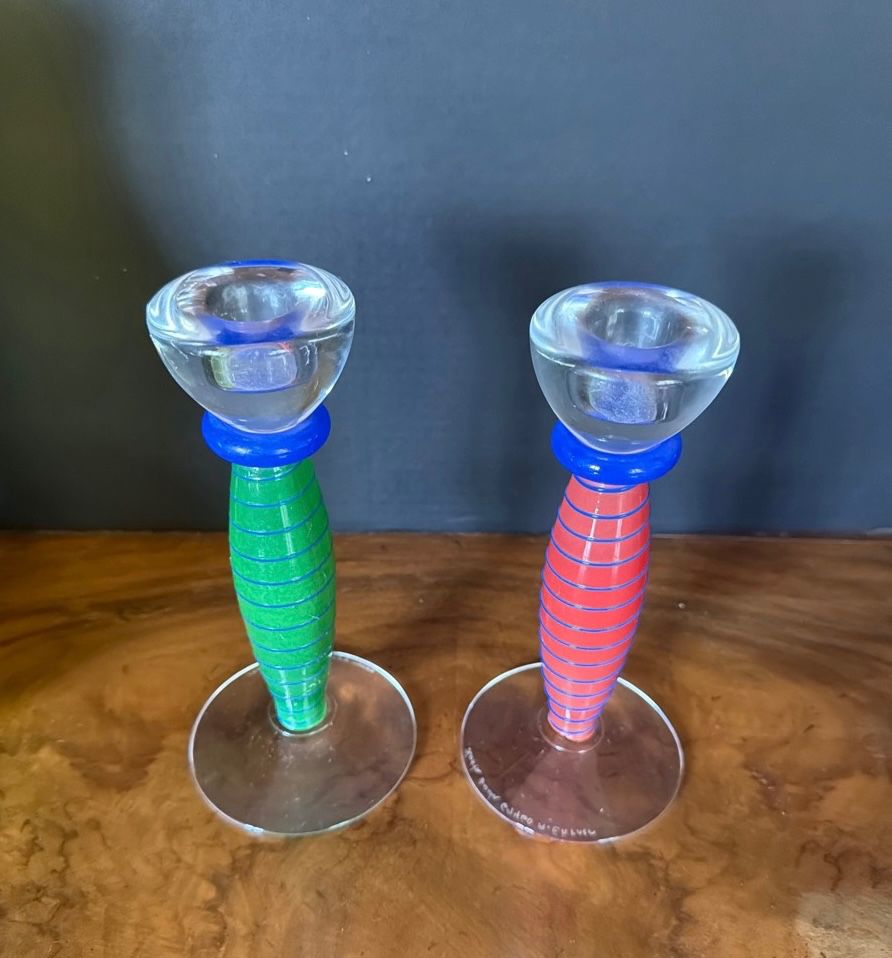 Kosta Boda candlesticks