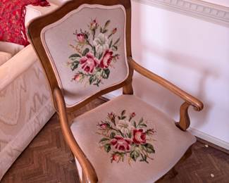 Needlepoint chair 