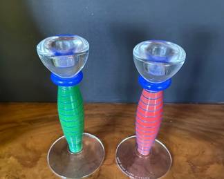 Kosta Boda candlesticks