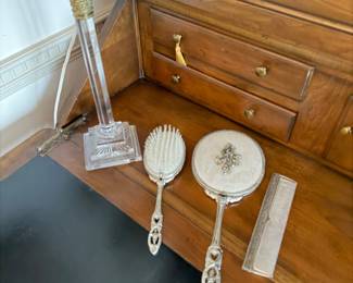 Antique vanity items 