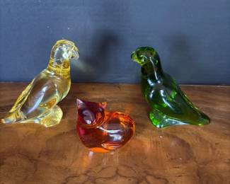 Baccarat Crystal animals