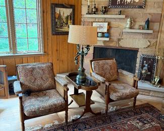 Paisley chairs & MCM table