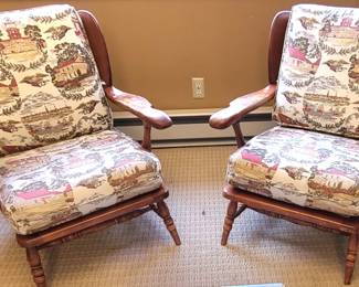 Wonderful pair of "cabin" chairs! (These won't be priced very high, just want a little something for them!)