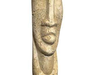 Polynesian, Modigliani Style Head Sculpture