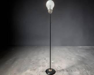 Pop Art Oversized Light Bulb Floor Lamp