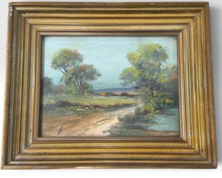 Diminutive Impressionist Landscape Painting
