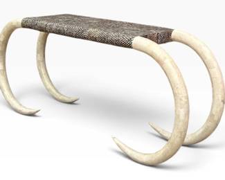 Exotic MAITLAND-SMITH Horn Console Table