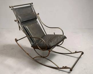 ILANA GOOR (Israeli, b 1936) Iron Rocking Chair