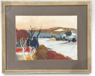 CHARLES CULVER (American, 1908-1967) Landscape Painting 