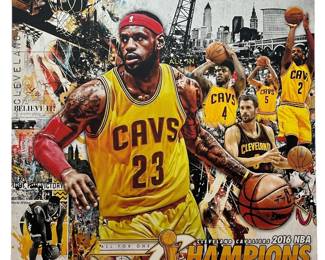 A Cleveland Cavaliers 2016 NBA Championship Print