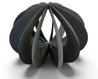Handmade Modernist Moonphase Sculpture 