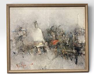 OSAMU YAMAZAKI (Japan/France, b 1941) Oil Painting, 1988