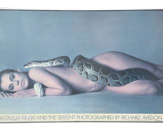 RICHARD AVEDON (1923-2004) "Nastassja and the Serpent" Poster