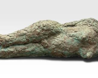 Sculptural Reclining Nude Woman