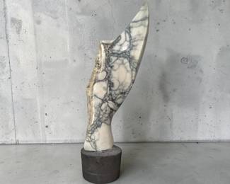 Biomorphic Alabaster Sculpture