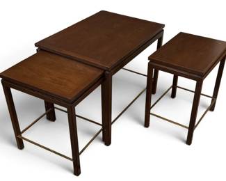 EDWARD WORMLEY (American, 1907-1995) Mid Century Nesting Tables For DUNBAR
