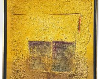 RAYMOND VICTOR CATTELL (English/Canadian, 1921-2022) "Taxco Window" Painting