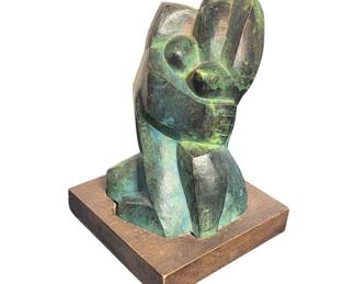 Cubist Sculpture After ZOLTAN BORBEREKI KOVACS (Hungarian, 1907-1992)