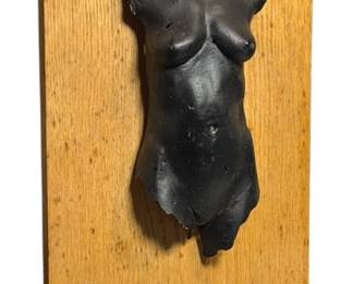 Intimate Bronze Nude Torso Study
