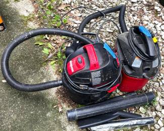 Shop-Vac and Craftsman Wet Dry Vacuums with Accessories