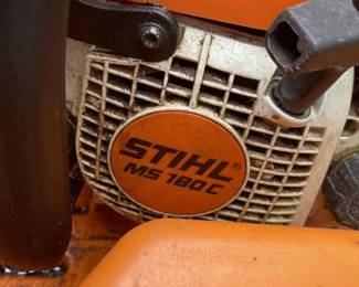 Stihl MS 180 C Gas Powered Chainsaw with Carrying Case