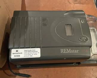 Respironics REMstar Plus CPAP Machine and ResMed AirFit AirTouch F20 Accessories Lot