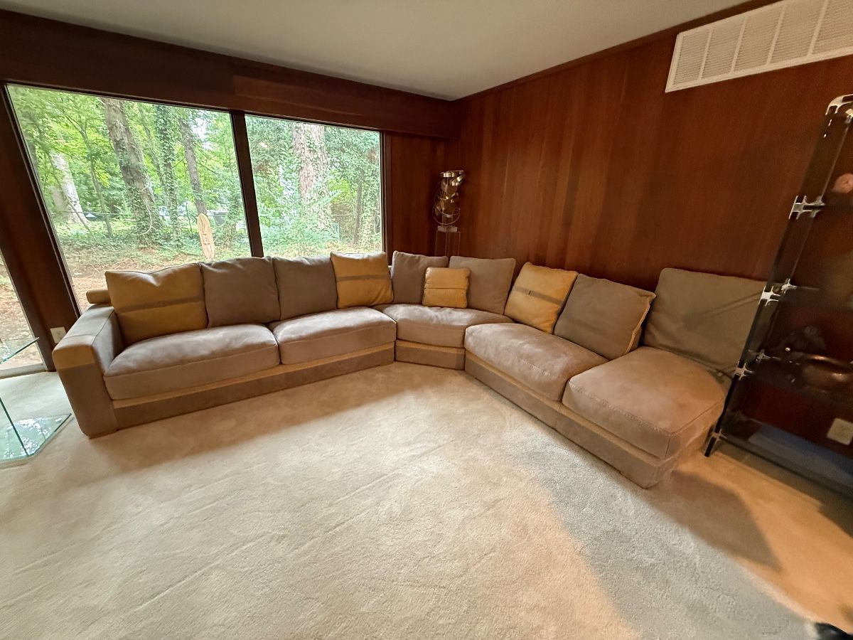 Gamma Arredamenti International - Leather Sectional- Custom Made In Italy- 