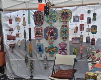Kenny Chavez tin art and retablos