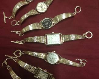 TamiSioux silverplate vintage watches