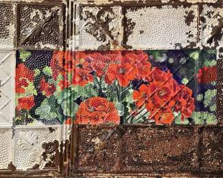 Karen Mogen painting Flowers
