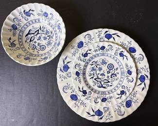 J&G Meakin Blue Nordic Ironstone Dinnerware Set