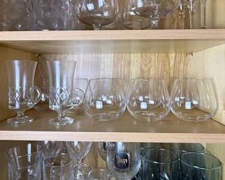 Mixed Assortment of Drinking Glassware