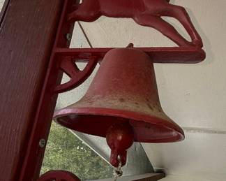 Cast Iron Reindeer Style Dinner Bell