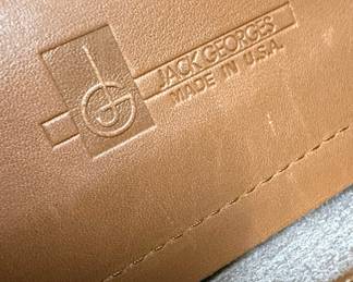 Jack Georges Leather Briefcase