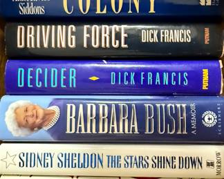 Assorted Hardcover Fiction and Non-Fiction Book Collection