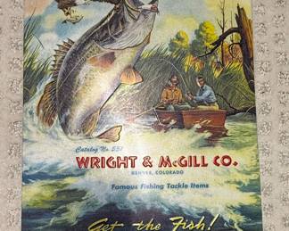 Wright & McGill Co. Advertising Sign Style