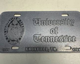University of Tennessee Pewter License Plate by Pewtarex