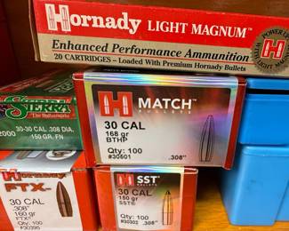 Assorted Reloading Projectiles and Ammunition Collection