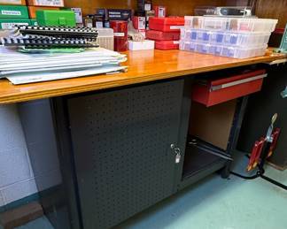 Industrial Style Metal Workbench