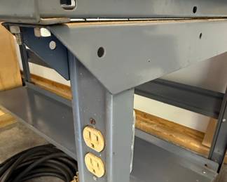 Industrial Style Steel Workbench