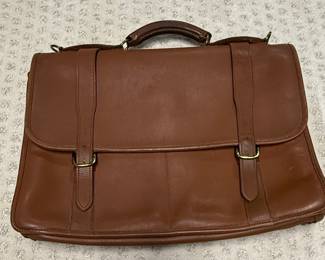 Jack Georges Leather Briefcase