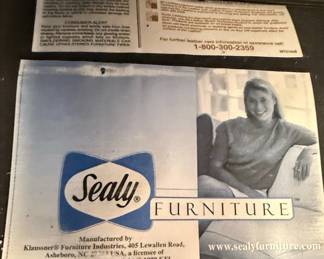 Sealy Leather Sofa