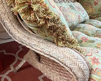 Wicker Settee