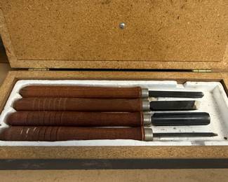 Vintage Craftsman High Speed Steel Woodturning Chisel Set