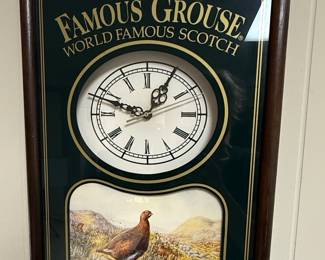 The Famous Grouse Scotch Whisky Advertising Wall Clock