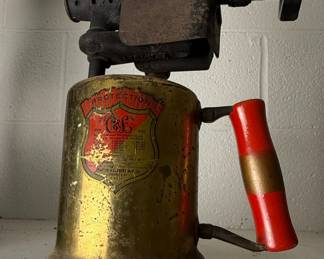 Vintage Clayton & Lambert 'Protection' Brass Blow Torch